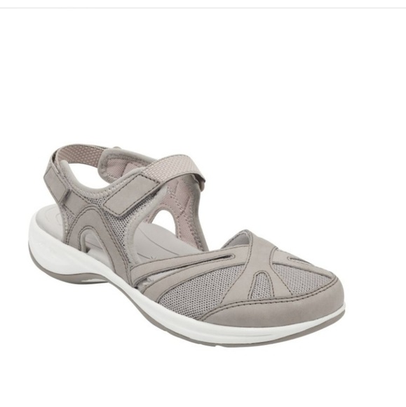 easy spirit splash nubuck flat hiking sandals